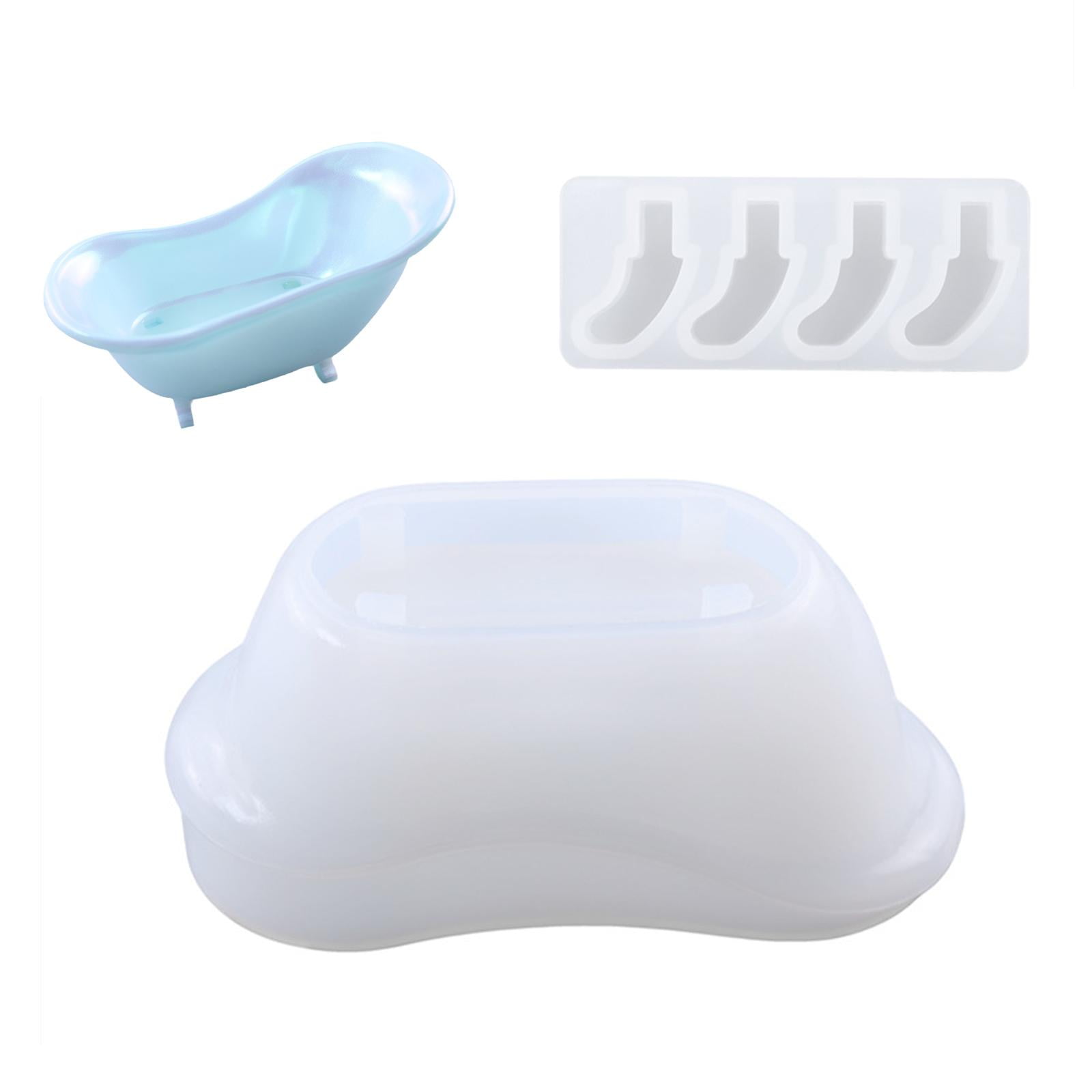 Silicone Resin Casting Mold Soap Dish Holder Jewelry Plate Tray Epoxy