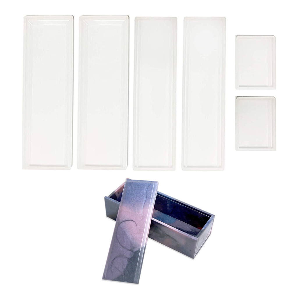 OIdorless 1 Pcs Silicone Mould Domino Box OIdorless Epoxy Crystal Resin ...