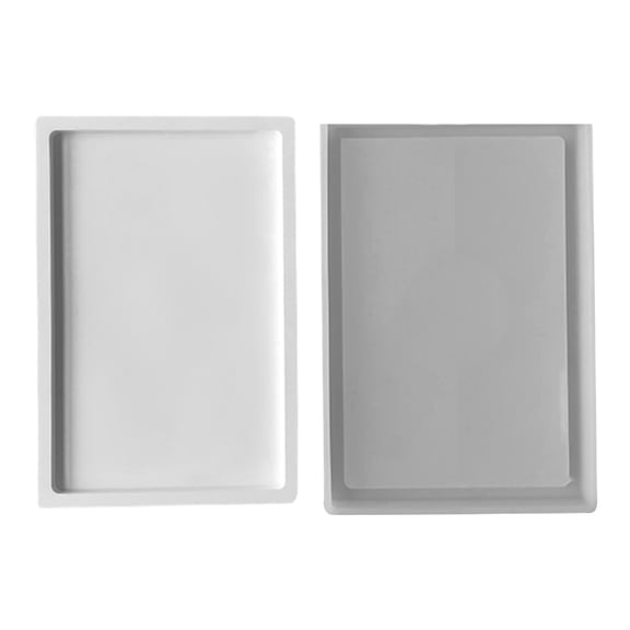 Silicone Resin Tray Fruit Rectangular Tray Plate for Resin Casting Decorations