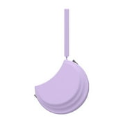 Silicone Retainer Case with Lanyard Slim Cute Retainer Holder Dental Thin Container Braces Case for Girl Women Kids Men Travel Partial Denture Night Mouth Guard Aligner CasePurple