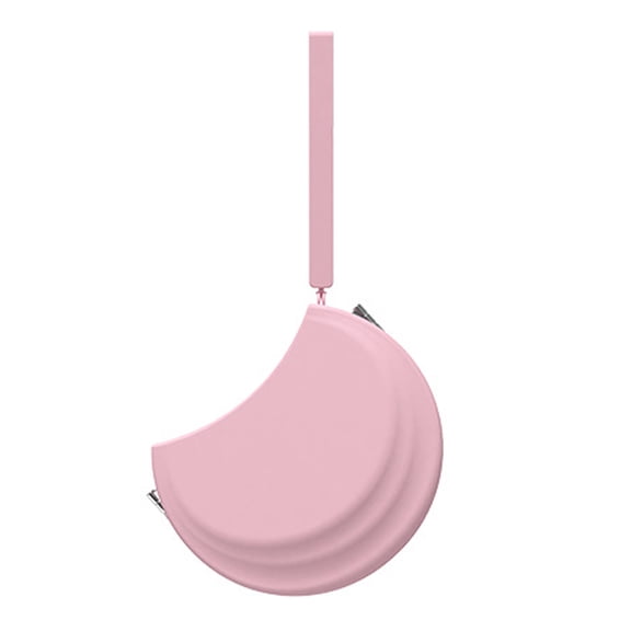 Silicone Retainer Case with Lanyard Slim Cute Retainer Holder Dental Thin Container Braces Case for Girl Women Kids Men Travel Partial Denture Night Mouth Guard Aligner CasePink