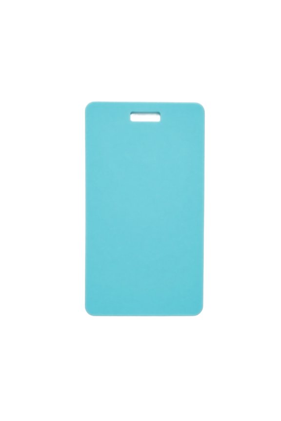 Silicone Reusable Badge Notepad, Name Tag Holder, Name Tags for Luggage, Luggage Name Tags, 4.5X3 in Blue Writable Erasable Notebook for Nurses Doctors, Ballpoint Pen Writing,