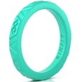 thumbnail image 1 of Silicone Rings by Rinfit - Safe & Durable Wedding Bands For Women - Stackable Infinity Rubber Rings, 1 of 4