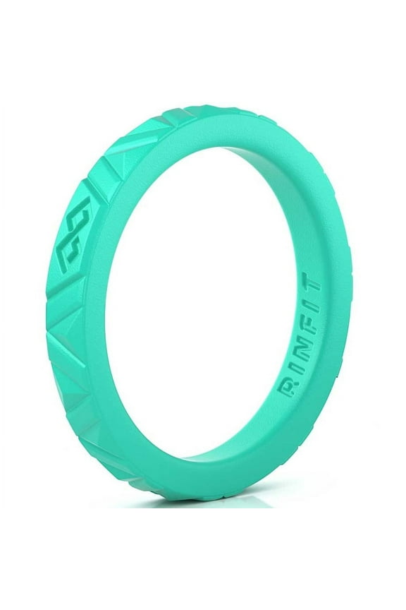 Silicone Rings by Rinfit - Safe & Durable Wedding Bands For Women - Stackable Infinity Rubber Rings