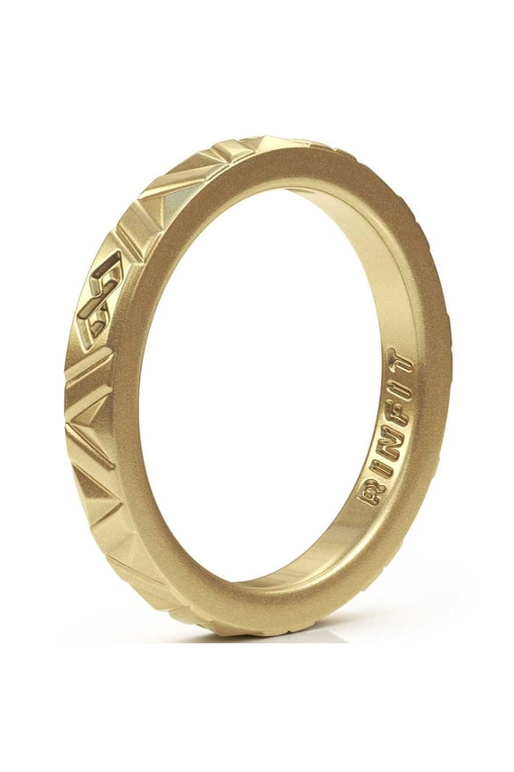 Silicone Rings by Rinfit - Safe & Durable Wedding Bands For Women - Stackable Infinity Rubber Rings