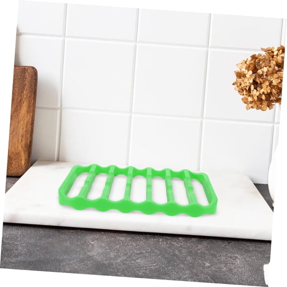 Silicone Roasting Racks, Placemats Silicone, Nonstick Loaf Pan Cooking Meat Rack, Meat Rack for Roasting, Pan BBQ Grills Roast Rack, Non Stick Easy-Clean Cooling Rack for Cooking Baking Steaming