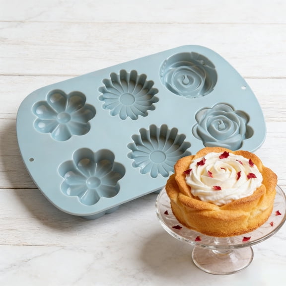 Silicone Rose Baking Perfect For Cupcakes And Cake Bakeware Home Decor