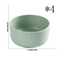 thumbnail image 1 of Silicone Round Bowls, 4 Pack Unbreakable Serving Bowls for Cereal Snack Salad Soup Rice Meal Prep Kitchen Table Daily Dining, 1 of 7