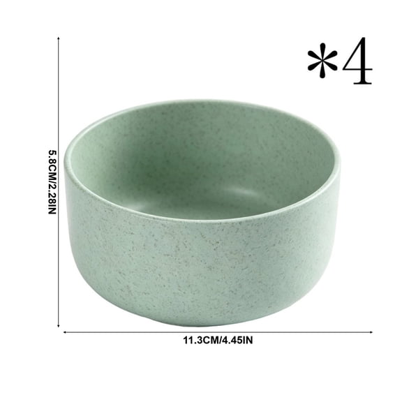 Silicone Round Bowls, 4 Pack Unbreakable Serving Bowls for Cereal Snack Salad Soup Rice Meal Prep Kitchen Table Daily Dining