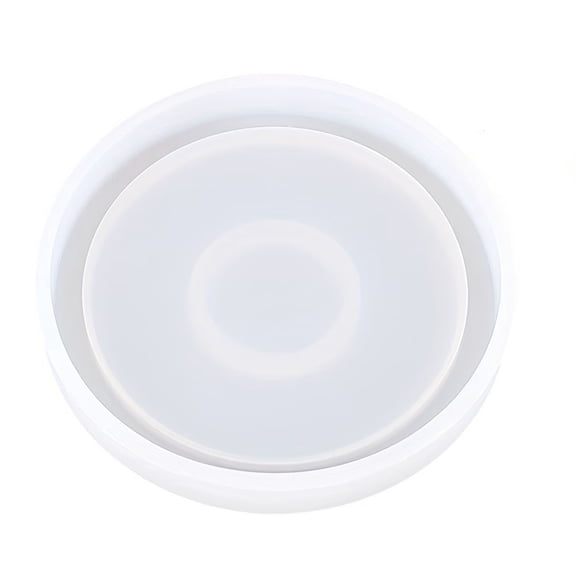 Silicone Round Coaster Clay Pottery Mold - 3D DIY Decoration Tool for Crafting and Home Decor