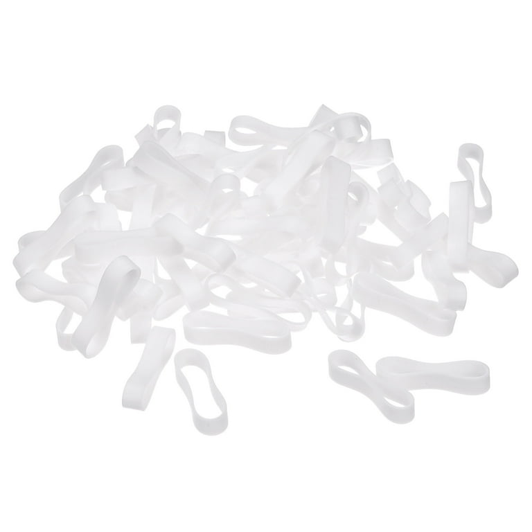 Thick white 2024 rubber bands