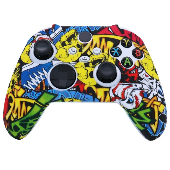 Silicone Rubber Cover Skin Case Anti-Slip Water Transfer Customized Camouflage For Xbox Series S/X