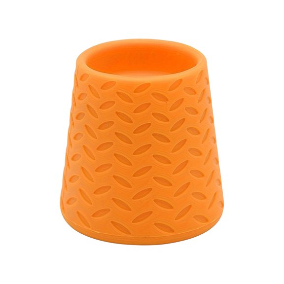 Silicone Rubber Jar Gripper, Non Slip Textured Jar Opener for Weak Hands, Kitchen Gadget for Tight Lids, Orange, 1 Pack