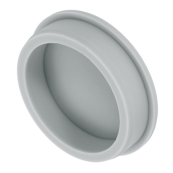 Silicone Rubber Plug, High Temp Round Hole Plug Waterproof Rubber Stopper Pipe End Caps Fit 68.6mm/2.7" for Bathtub Bottle Sealing, Grey
