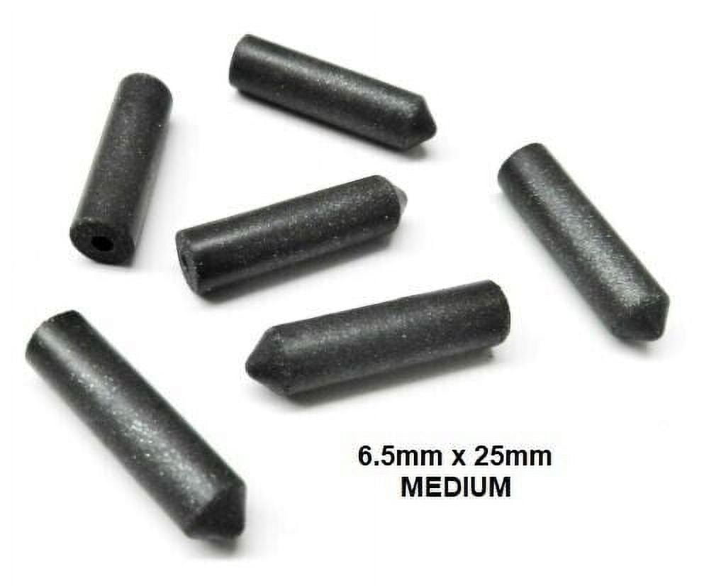 Silicone Rubber Points Bullet Black Med Grit Jewelry Polishing Pack of ...