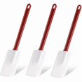 thumbnail image 1 of Silicone Rubber Spatula Set of 3, High Heat Commercial Spatula 16 Inch for Cooking (3 Scrapers) - Multi-Functional High-Efficiency Design for Modern Kitchen Household Cleaning Use, Reli, 1 of 1