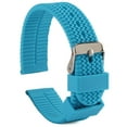 thumbnail image 1 of Silicone Rubber Watch Band - Waterproof, Silicone & Rubber, Includes Spring Bar & Tool Set - Perfect for Active Wear (20mm, Blue), 1 of 4