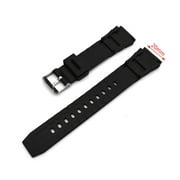 Silicone Rubber Watch Strap Band Deployment Buckle Diver Waterproof 18mm - 22mm