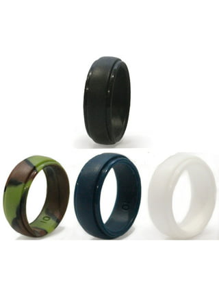 Mens Women Hypoallergenic Silicone Antibacterial Rubber Finger Ring Size  7-12 99