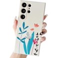 thumbnail image 1 of Silicone Samsung Galaxy S23 Ultra Case Cute Slim Shockproof Protective Phone Case Women Girly Floral Cover for Samsung Galaxy S23 Ultra, 1 of 16