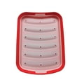thumbnail image 1 of Silicone Sausage and Ham Mold with Lid, High-Temperature Resistant Bakeware for Hot Dogs, Breakfast Sausages, and Snack Preparation, Venting Design for Perfect Cooking, Easy to Clean and Store, 1 of 5