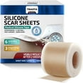thumbnail image 1 of Silicone Scar Sheets, Reusable Tape for Burns, Surgery, Acne, Keloids – 1.6"x60", 1 Pack, 1 of 7