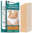 thumbnail image 1 of Silicone Scar Sheets, Silicone Scar Tape(5.7” x 1.57” 10 Pcs), Scar Removal Away Strips for Surgical Scars, Keloid, C-Section, Burn et, 1 of 7