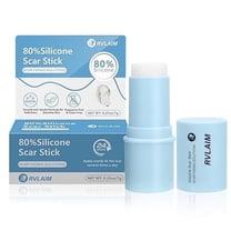 Silicone Scar Stick, 80% Silicone Stick for Face and Body. Silicone Stick for Removal of Surgical,Old and Recent Scars and Stretch Marks - 7g