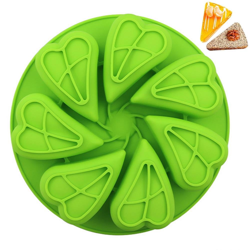 Silicone Scone Baking Pan,7-Cavity Heart Shaped Reusable Baking Mould ...