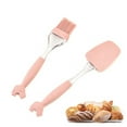 thumbnail image 1 of Silicone Scraper Set - Heat Resistant Scraper Brush for Cooking, Baking and Stirring Cookware Kitchen Utensils, 1 of 4