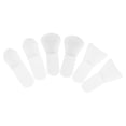 thumbnail image 1 of Silicone Scraper Tool Facial Applicator Tool Silicone: 6pcs Fan Flat Uvula Face Brush Soft Facial Mud Brush for Facial Cleansing Face Silicone Scrubber, 1 of 5