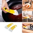 thumbnail image 1 of Silicone Scraper for Kitchen Cookware Non Stick Pot Pan Dish Cleaning High Heat Grease Remover Tool Durable, 1 of 7
