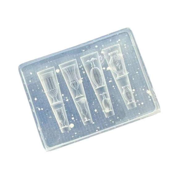 Silicone Sculpting Mold For Nails Embossing Decoration Jar Floral Pattern Template