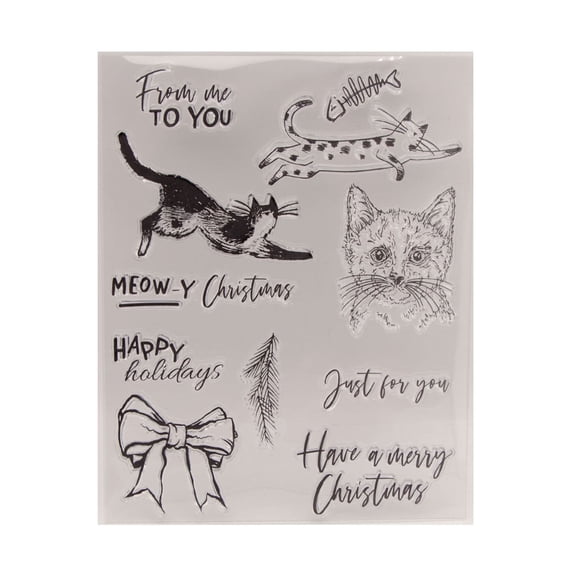 Silicone Seal Stamp Christmas Clear Stamps DIY Scrapbooking Card Making Embossing Photo Journal Album Decorative