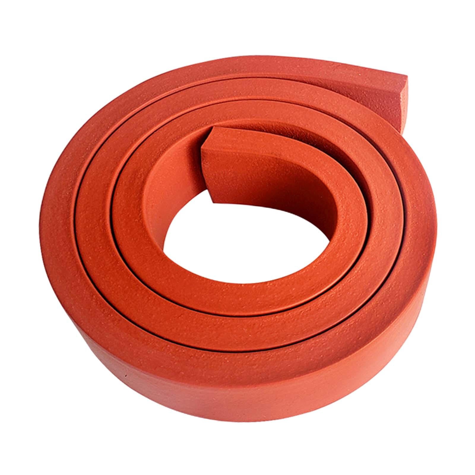 Silicone Seal Strip Soundproof Gasket Door Weatherstrip Heat Resistant ...