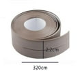thumbnail image 1 of Silicone Seal Strip,Weather Stripping for Door or Window,Weatherproof Soundproof Self Adhesive Door Strip Bottom, Door Draft Stopper Silicone Strip Tape for Doors Windows and Shower Glass Gaps, 1 of 1
