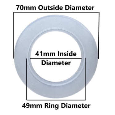 NuFlush 3-Inch Toilet Flapper With Floating Silicone Seal – Single Flush – Made In USA