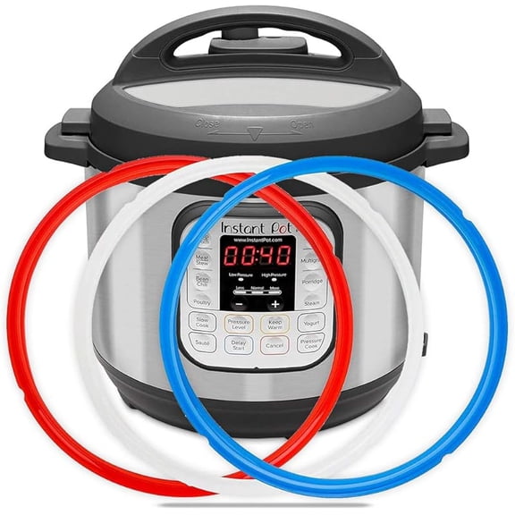 Silicone Sealing Ring 6qt for Instant Pot Sealing ring for 6 5qt Insta Pot, Sweet and Savory, Food-grade Silicone Fits IP-DUO60, IP-LUX60, IP-DUO50, IP-LUX50, Smart-60, IP-CSG60 and IP-CSG50-2 Pack