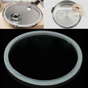 Silicone Sealing Rings Compatible for Instant Pot 8 Quart Pressure Cookers - 1 Pcs Replacement Silicone Gasket Seal Rings - Clear Kadai For Indian Cooking