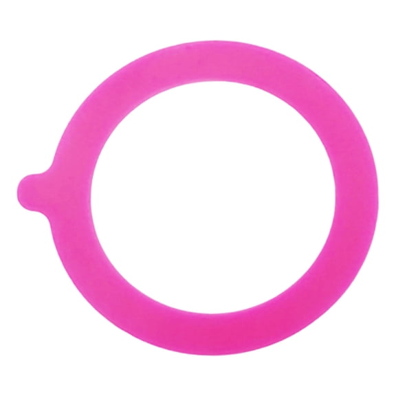 Silicone Sealing Rings Replacement Gaskets for Mason Jars Leak Proof (4X4In, 1Pcs) Hot Pink