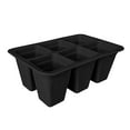 thumbnail image 1 of Silicone Seedling Tray - 6 Hole, Deep Root Control, Reusable, for Small Garden/Balcony Germination, 1 of 5