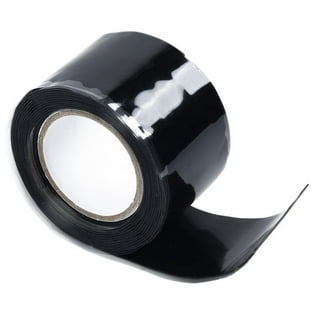 1 X 19.5 Ft Fusion Grip Silicone Tape, Black Self-Fusing Rescue