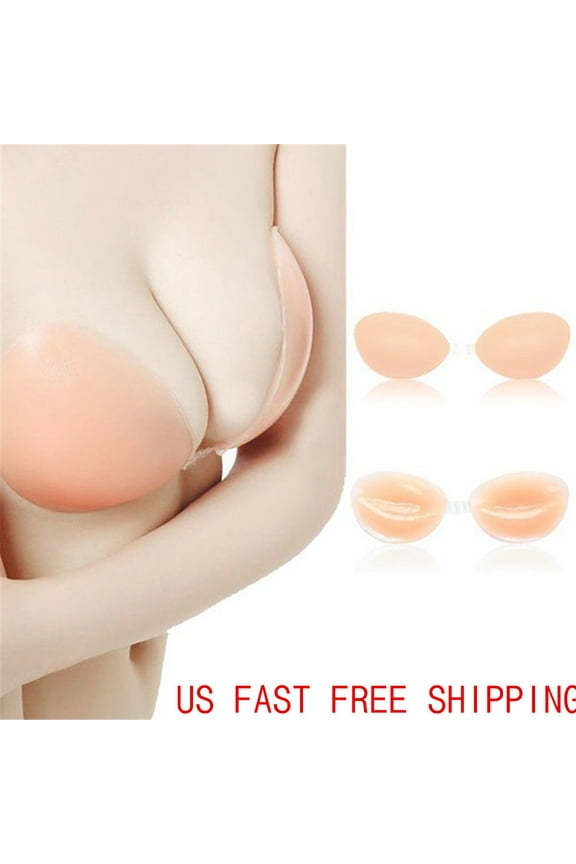 Silicone Self-adhesive Stick On Gel Push Up Strapless Backless Invisible Bras