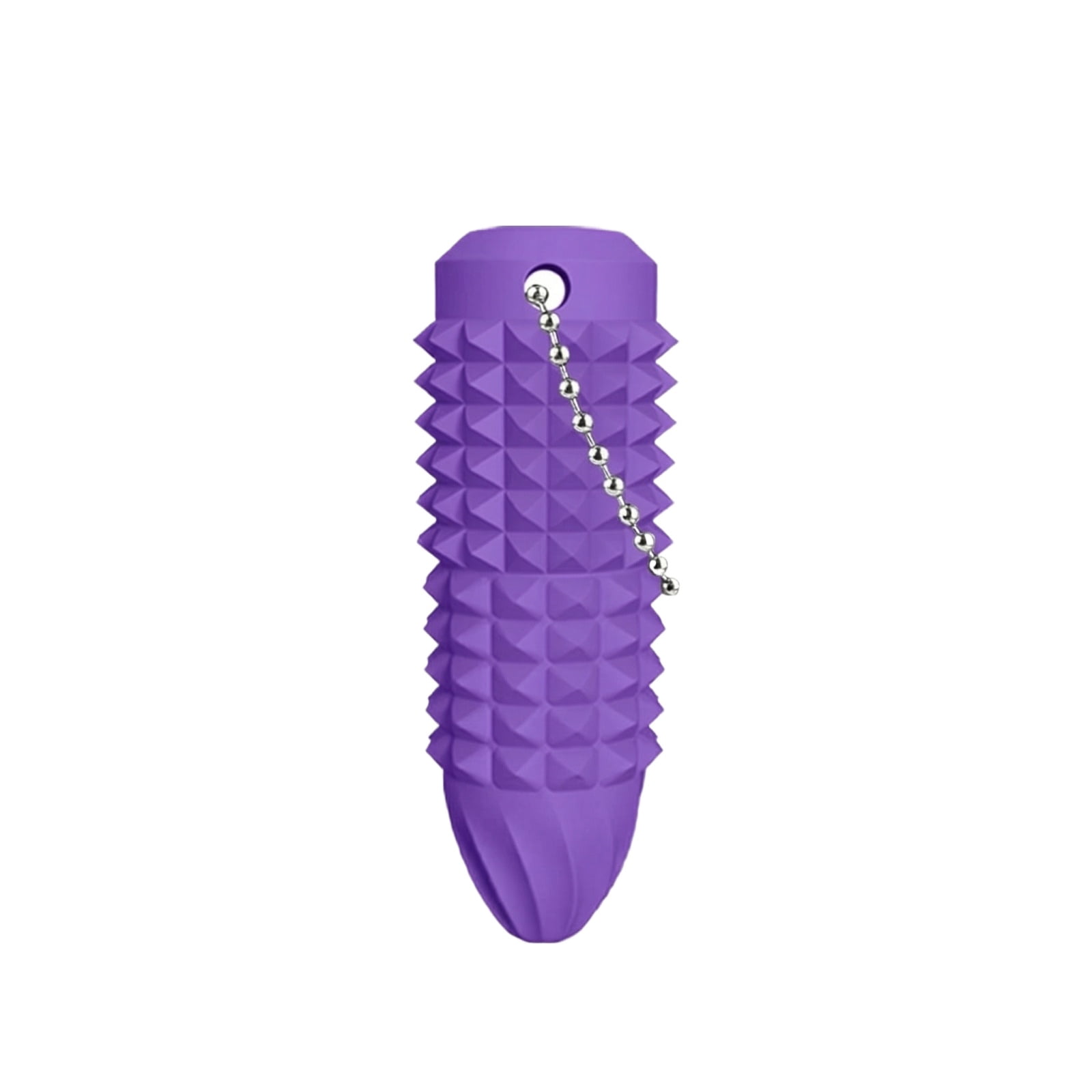 Silicone Sensory Toy, Purple Textured, 1 Pack Keychain, for Anxiety ...