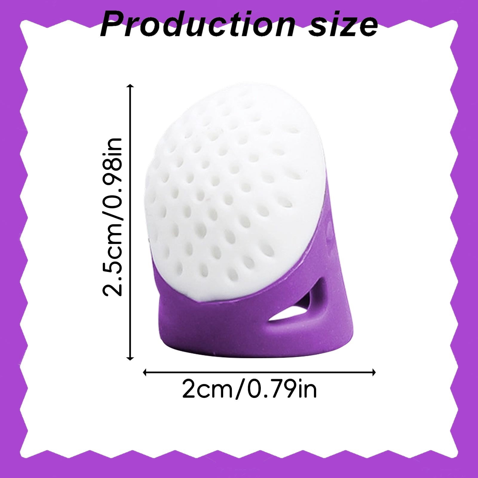 Silicone Sewing Thimble Finger Protector, Non-Slip Finger Guard for ...