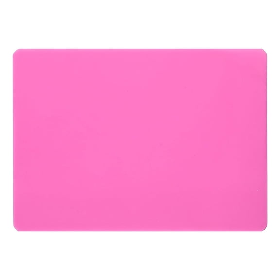 Silicone Sheet for Crafts Jewelry Casting Mold Mat, High Quality Silicone Placemat, Multipurpose Mat, Non-Stick Non-Slip Heat Resistant Pink Medium,1X Silicone Pad