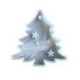 Silicone Sheeting Christmas Tree Pendant With Hole Resin Silicone Epoxy