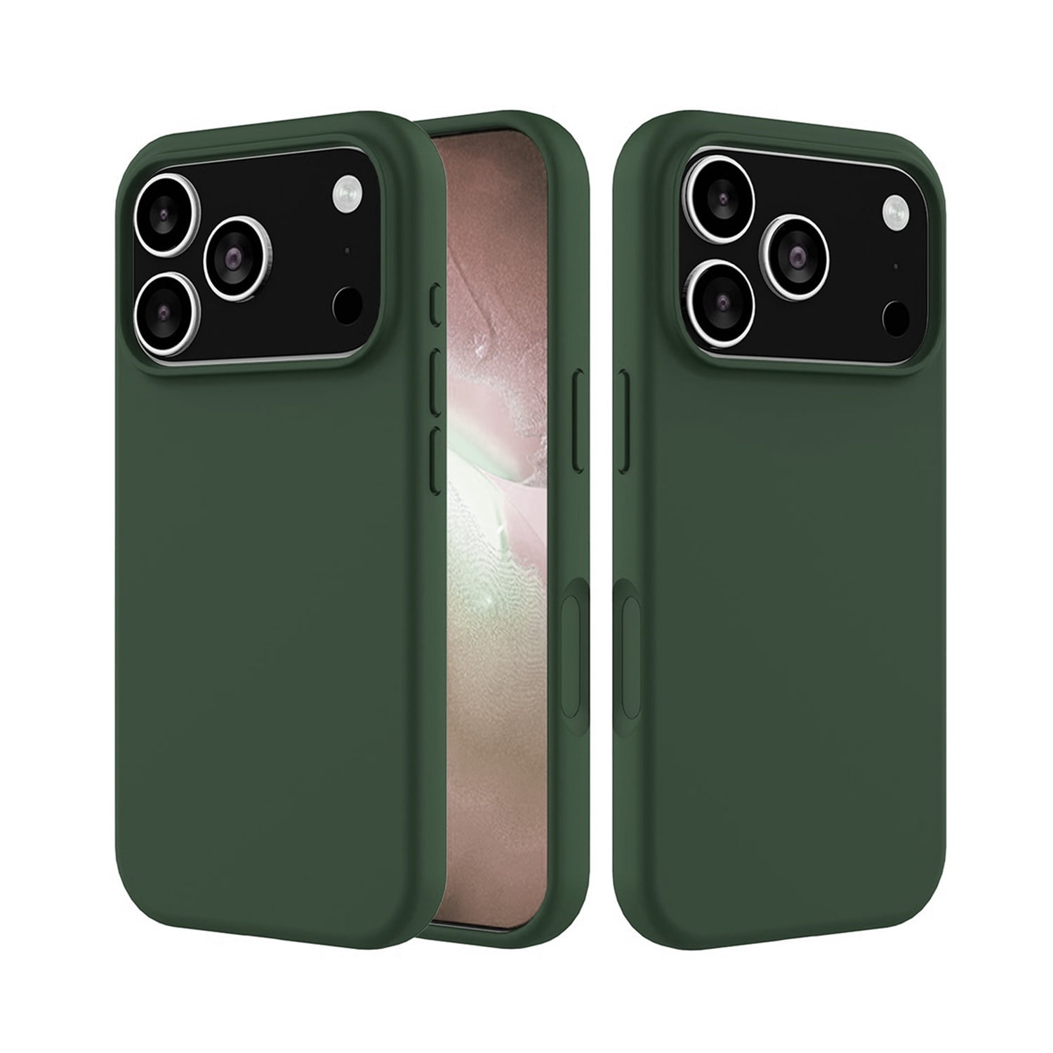 Silicone Shockproof Case for iPhone 17 Pro Max - Green