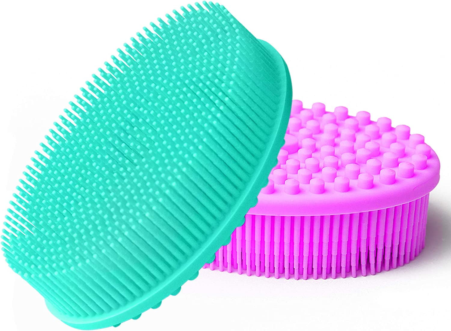 Silicone Shower Body Brush, Soft Rubber Loofahs, Body Loofah Scrubber
