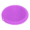 thumbnail image 1 of Silicone Shower Foot Scrubber Mat with Suction Cups 500+ Soft Silicone Bristles Wall Mounted Clean Massage Exfoliating Quick-Dry for Men Women Bathroom Shower Tub, 1 of 8